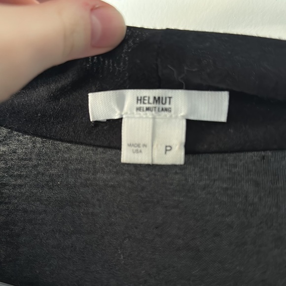Helmut lang black flowy top - Picture 2 of 2